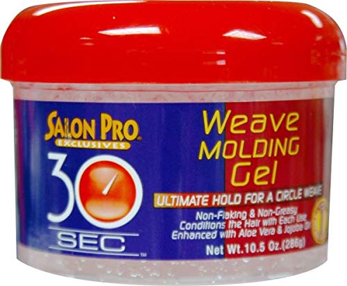 Salon Pro 30 Seconditioner Weave Molding Gel (Pack of 6)