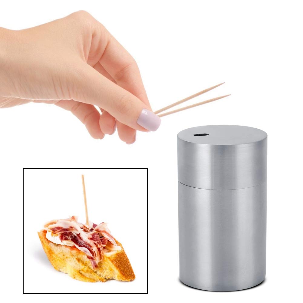 Toothpicks Holder Dispenser Toothpicks Container Pocket - Storage Box ...