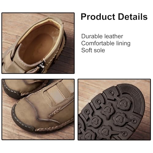 EDAT Matufit Shoes for Men, Matufit Orthopedic Loafers, Men's Leather Waterproof Non-Slip Side Zip Orthopedic Shoes2