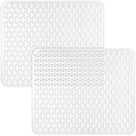 2 Stück Küchenspüle Matte Kunststoff Spülbecken Schutz Matte Cover