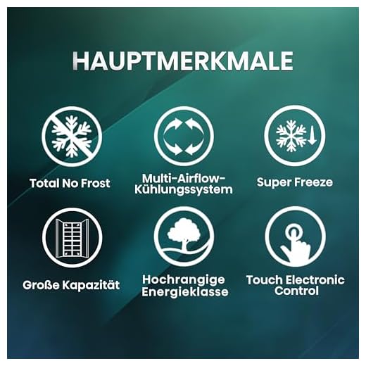 Hisense RS677N4AFC K&uuml;hl-Gefrierkombination schwarz