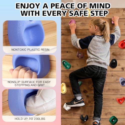 Image of 30Pcs Random Rock Climbing Holds, Blind Box, Rock Wall Grips for Kids Adult