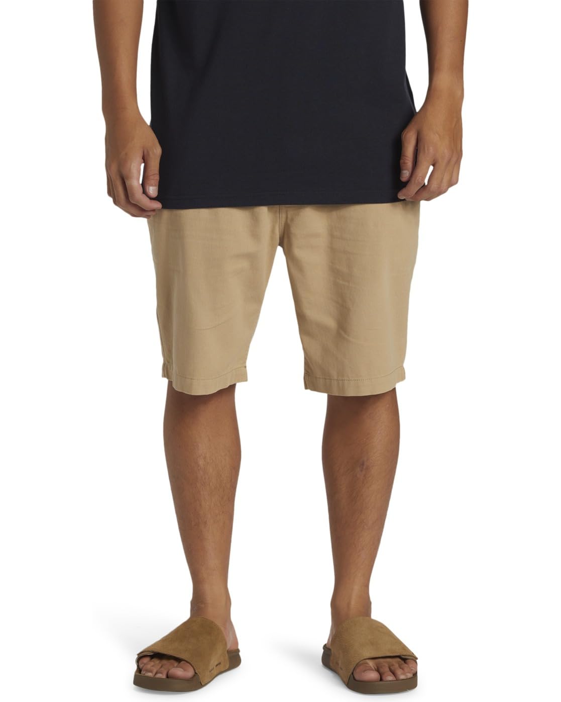 Quiksilver (30, Khaki) Men Everyday Union Light Walk Short Casual Cotton Chino Shorts
