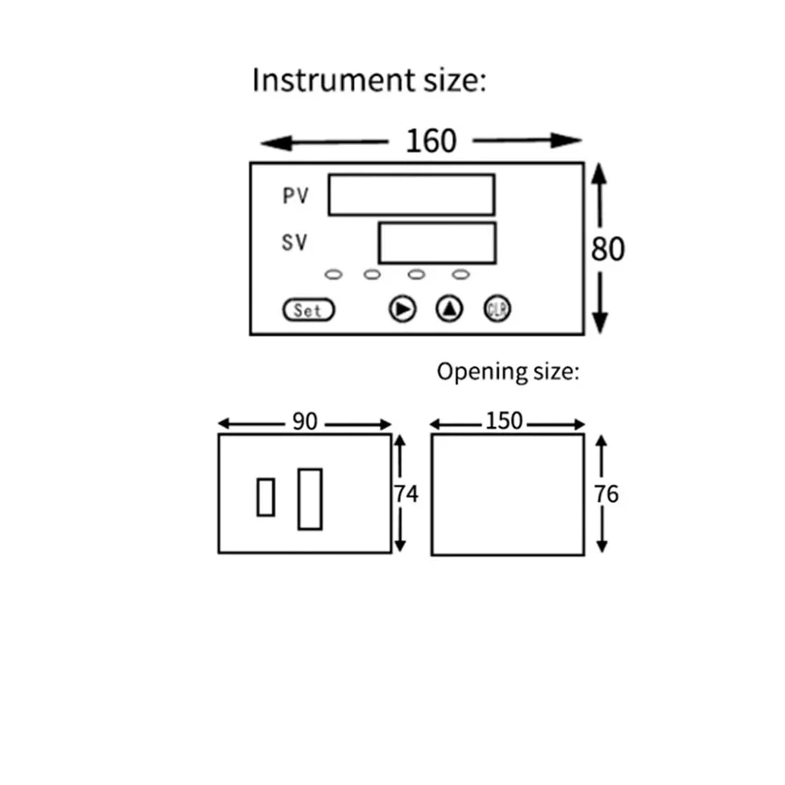Celda de carga, Célula de carga 58 mm con indicador y pantalla plana. Sensor pesaje capacidad 100 g a 200 kg, 300, 500, 1000 2000 Para kit de escala de bricolaje.(100KG and Display)