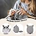 Tiny Handmade Raccoon Gift, Positive Crochet Animal Trash Panda, Emotional Support Plush for Men & Women, Friend, Coworker, Bestie, Motivational Encouragement Present, Best for Birthday & Christmas