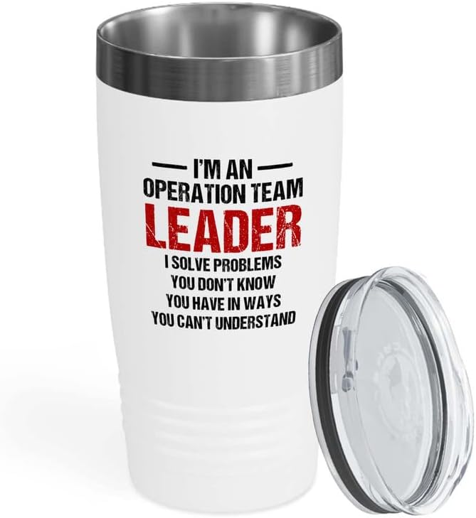 Leadership Stainless Viking Tumbler 20oz - Boss Review - Encouragement Mentor Work Positivity Entrepreneur Accountability Lady Boss Inspirational