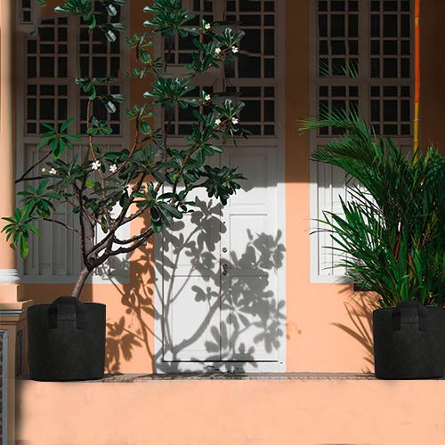 Awnic Sacos para Plantas Maceta Textil no Tejido Plantas Mini ...