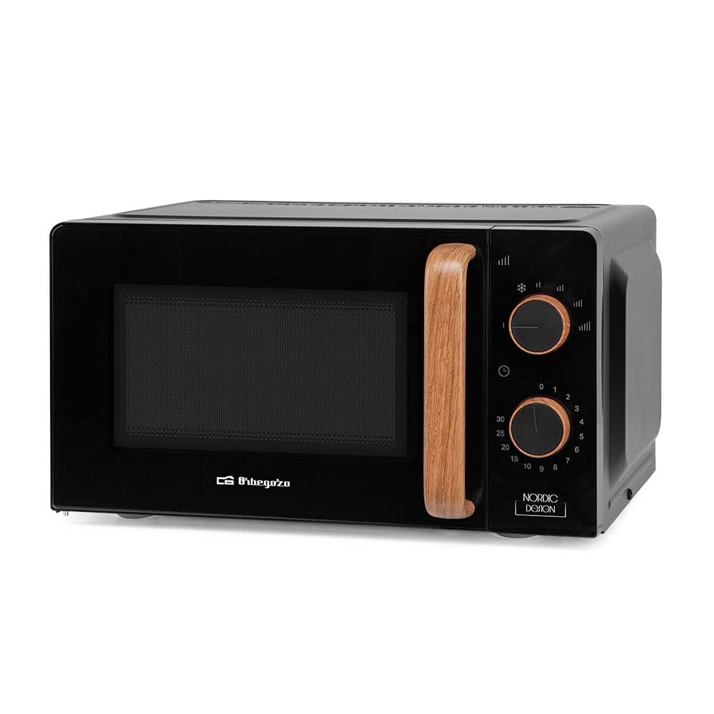 Microondas ORBEGOZO MI2120 Negro Nórdico 20L