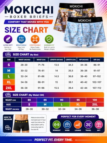 Image of Men's Printed Trunks, Pack of 2 | Abstract Geometric Design | Stretchable Elastic Waistband | Comfortable Regular Fit Underwear