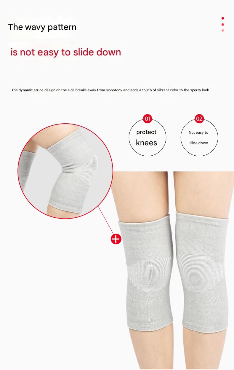 Onecompress - One Compress Bamboo Charcoal Knee Sleeve Perfect Knee Brace for Knee Pain and Enhanced Comfort (M(50-65KG))