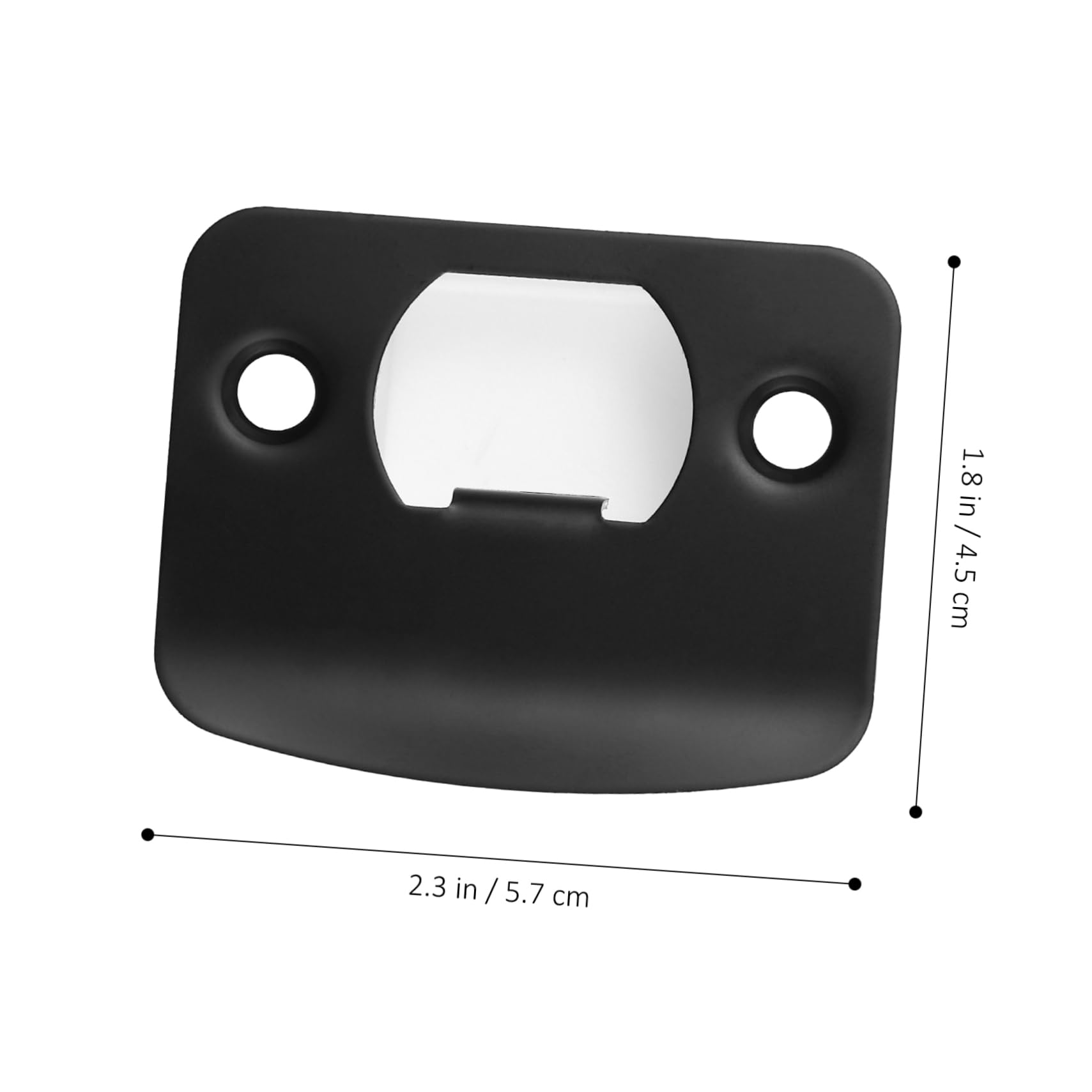 NUOBESTY 4 Ensembles Plaque De Gâche Pour Serrure À Mortaise Lot De Plaques De Renforcement Pour Porte Entrée Avec Métallique Améliorée 4 Pièces * 4
