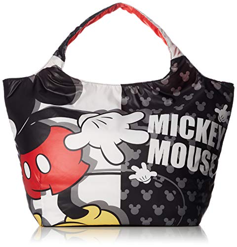 [ディズニー] 中綿トートバッグ ミッキー ビッグトート ランチバッグ DMK-QTZ DPO-QTZ11 バックスタイルミッキー