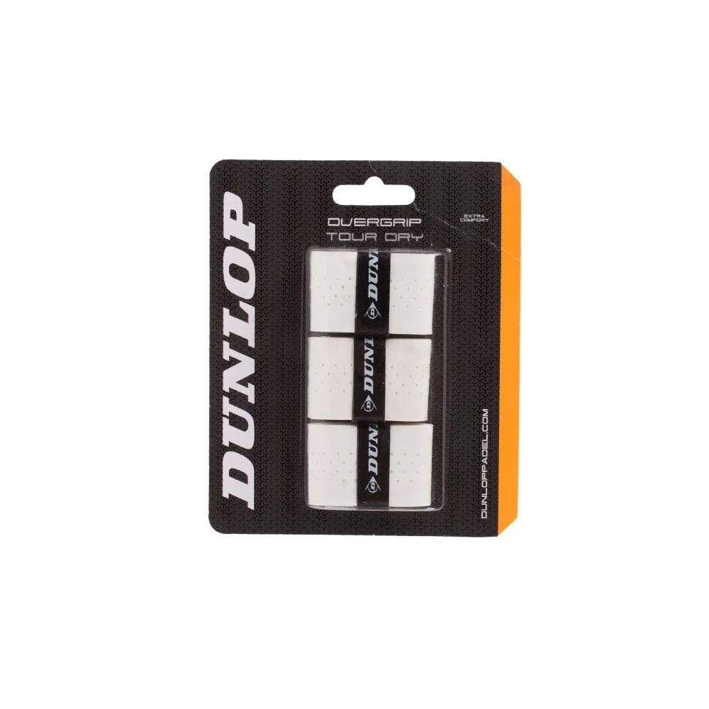 Surgrip tennis Dunlop blanc pour éviter la transpiration des mains au tennis
