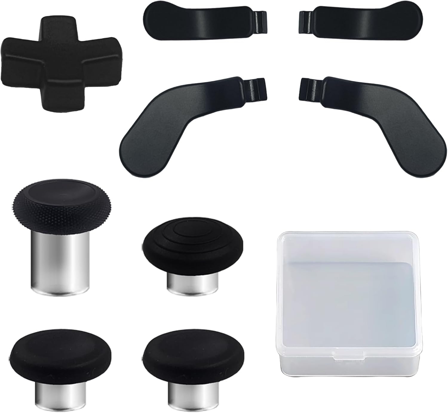 9 in 1 Leve Joystick per Elite Series 2 Core, D-Pad e Paddle di Ricambio per Xbox Elite 2 Core, Accessori e Parti per Xbox One Elite 2 (Nero)