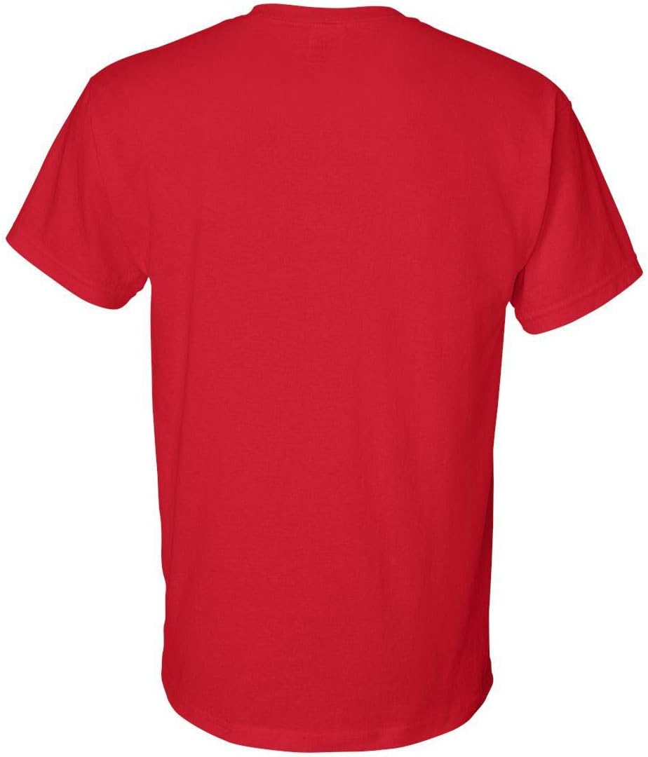 Gildan Men's DryBlend Moisture Wicking 7/8 Inch T-Shirt XX-Large Red
