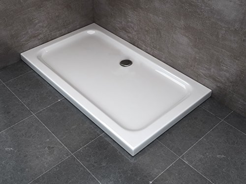 Piatto Doccia Ribassato in Abs H 5cm con Piletta