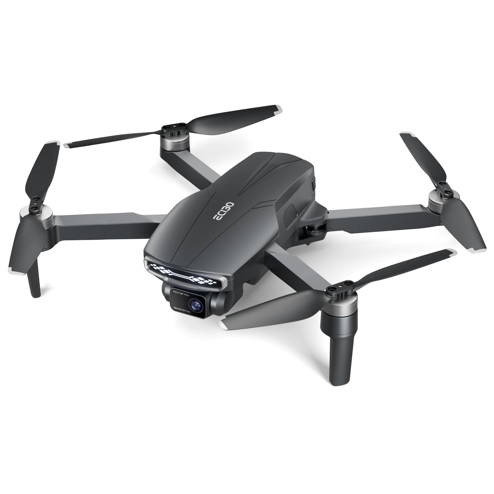 Brushless Motor Drone with Camera for Adults 4K UHD Long Range FPV Video,5G Transmission,120°FOV 90°Adjustable Lens,2Batteries,Carrying Case,Optical Positioning,Easy for Beginner,Under249G