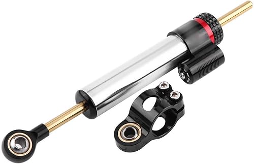 Miniatura 7 de Amortiguador de dirección, estabilizador universal de aluminio de la dirección de la motocicleta para MT10 MT 07 MT09 (corto)