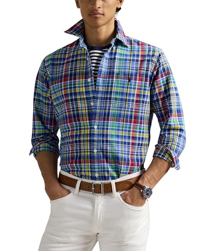 Image of POLO RALPH LAUREN Classic Fit Plaid Performance Shirt