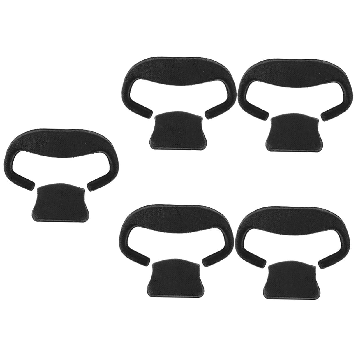 HOMSFOU 5juegos Cojín Facial Antisudor y Almohadilla Hindbrain Compatible Crystal Diseño Antideslizante y Bloqueo De Luz para Comodidad Intensos