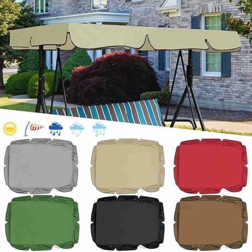 Cubierta impermeable para columpio de exterior lona duradera de recambio para silla 3