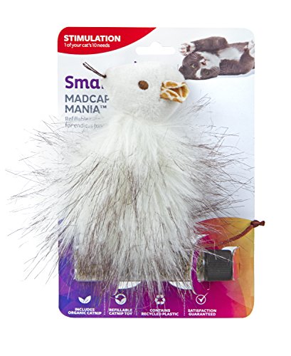 SmartyKat Madcap Mania Refillable Catnip Cat Toy (Style Varies)