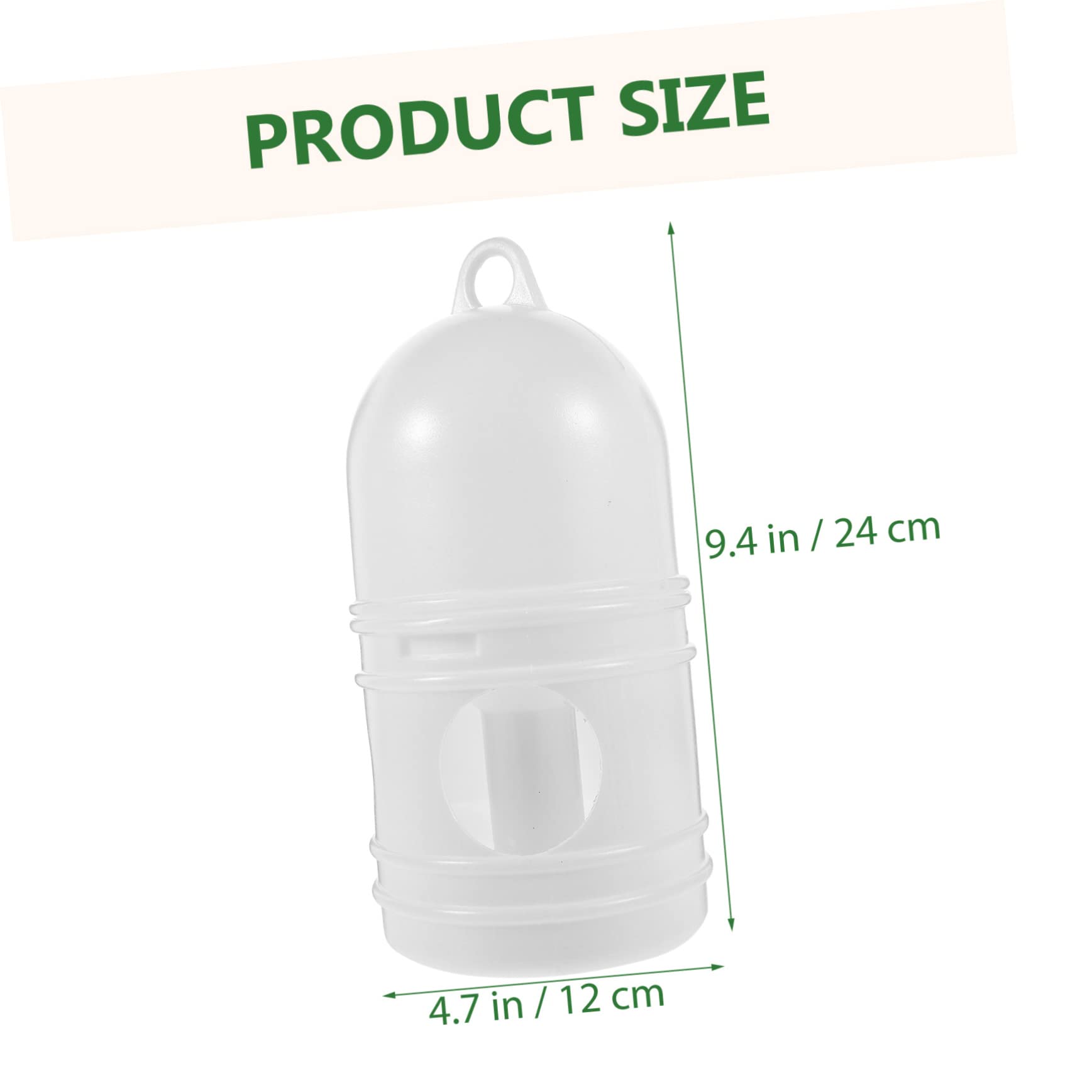 ERINGOGO 2Pcs Bird Water Dispenser Odorless Plastic Waterer for Pigeons Animals Environmental Friendly Water Supply Simple Convenient Drinking for Pet Birds