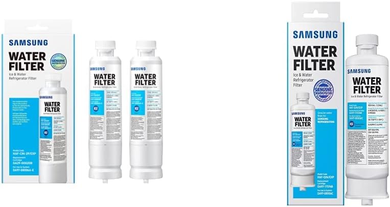 SAMSUNG Genuine Filters for Refrigerator Water and Ice (2 Pack) + SAMSUNG Genuine Filter for Refrigerator Water and Ice (1 Pack)