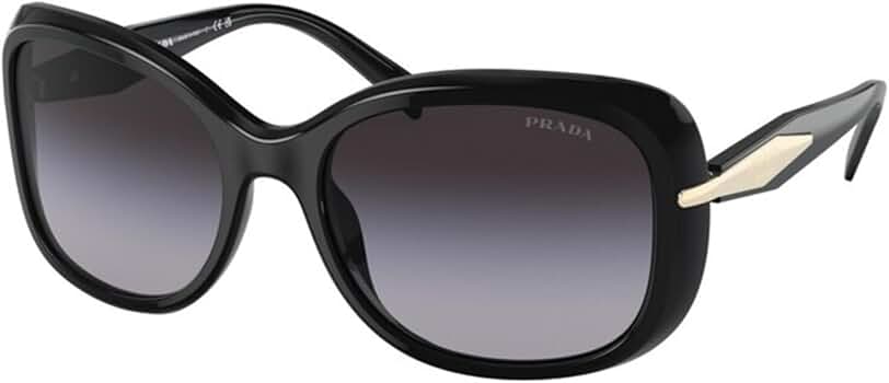 【極美品，ケース付き】PRADA 男女兼用　リボンロゴ　サングラス　イタリア製 Amazon | PRADA プラダ サングラス メンズ レディース PR04ZSF