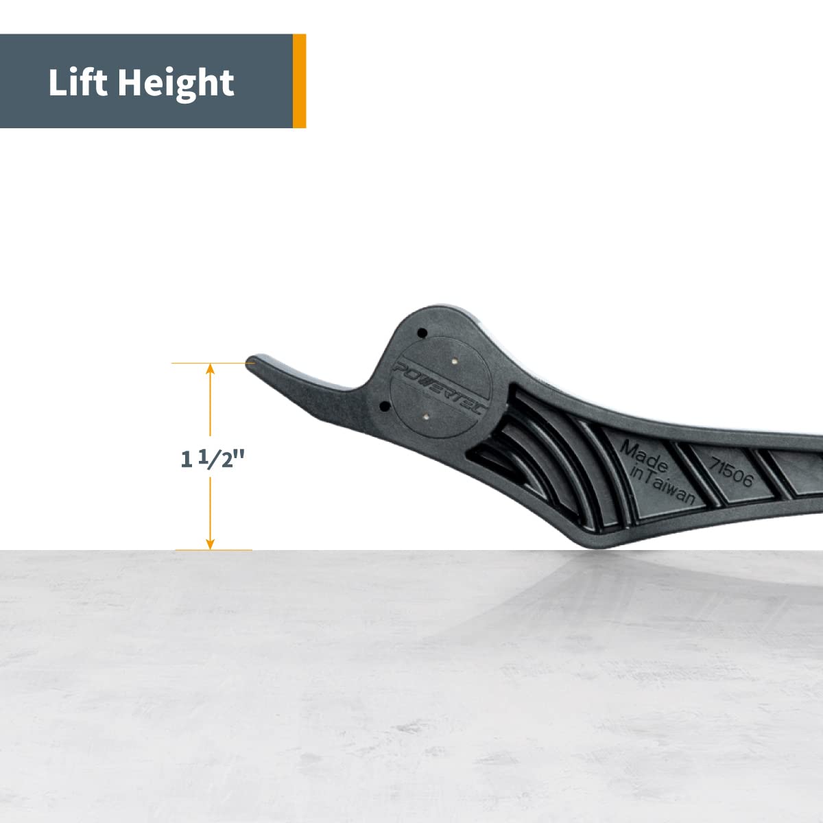POWERTEC Door Lifter, Foot Operated Drywall, Panel Lifter, Drywall Lifter for Fitting Doors, Plasterboard, Easily Attache Door on Hinges for Carpenter (71506) — Amazon image 3