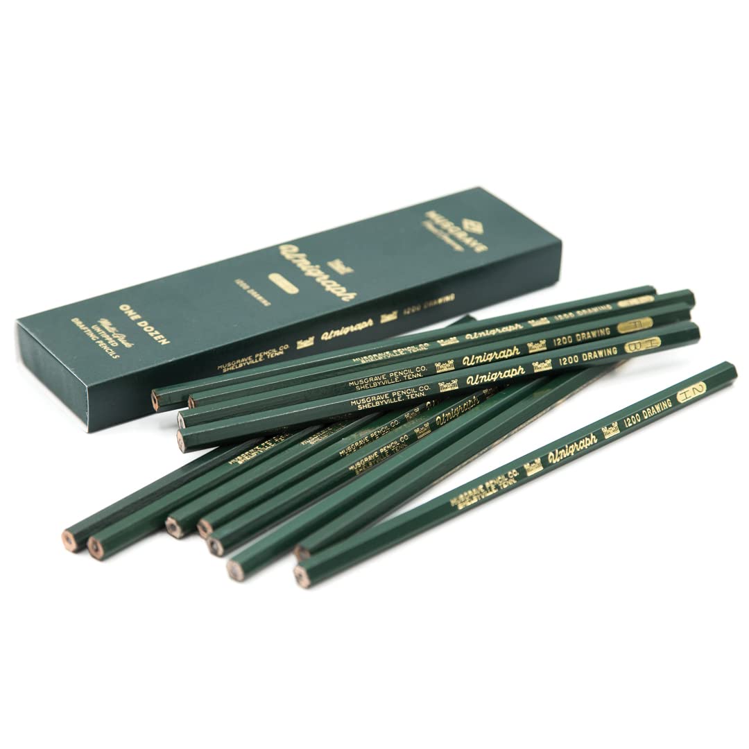 Musgrave Pencil Company Unigraph Variety Pack - Set of 12 Drawing Pencils