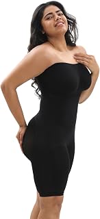 UNDERNEAT Classic Series Strapless Butt Lifting Bodysuit (Black) Price In India