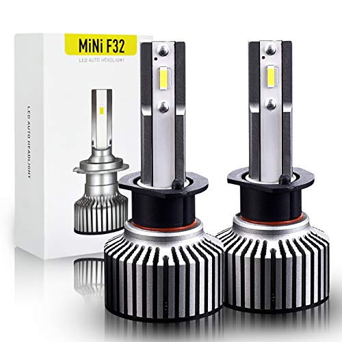 H1 LED Headlight Bulbs, A-1ux All-in-One Conversion Kit High Beam Bulb - 10800LM