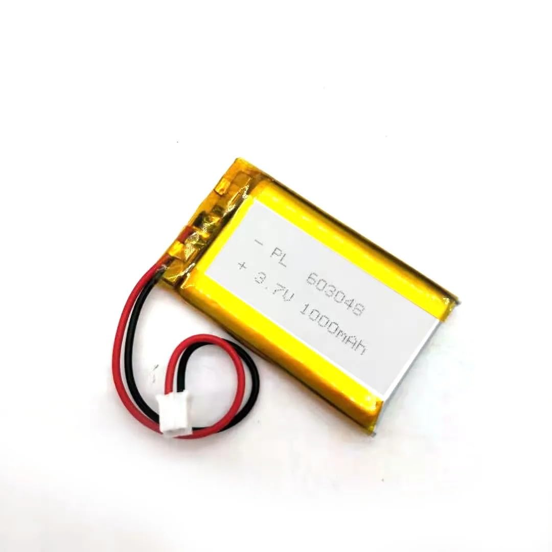 Utensili MSDS verificato 2/5/20/200/1000/10000 pezzi 603048, batteria ricaricabile agli ioni di polimero di litio Li Li-po 3,7 V 1000 mAh 2 pin 2,0 mm JST(20pcs)