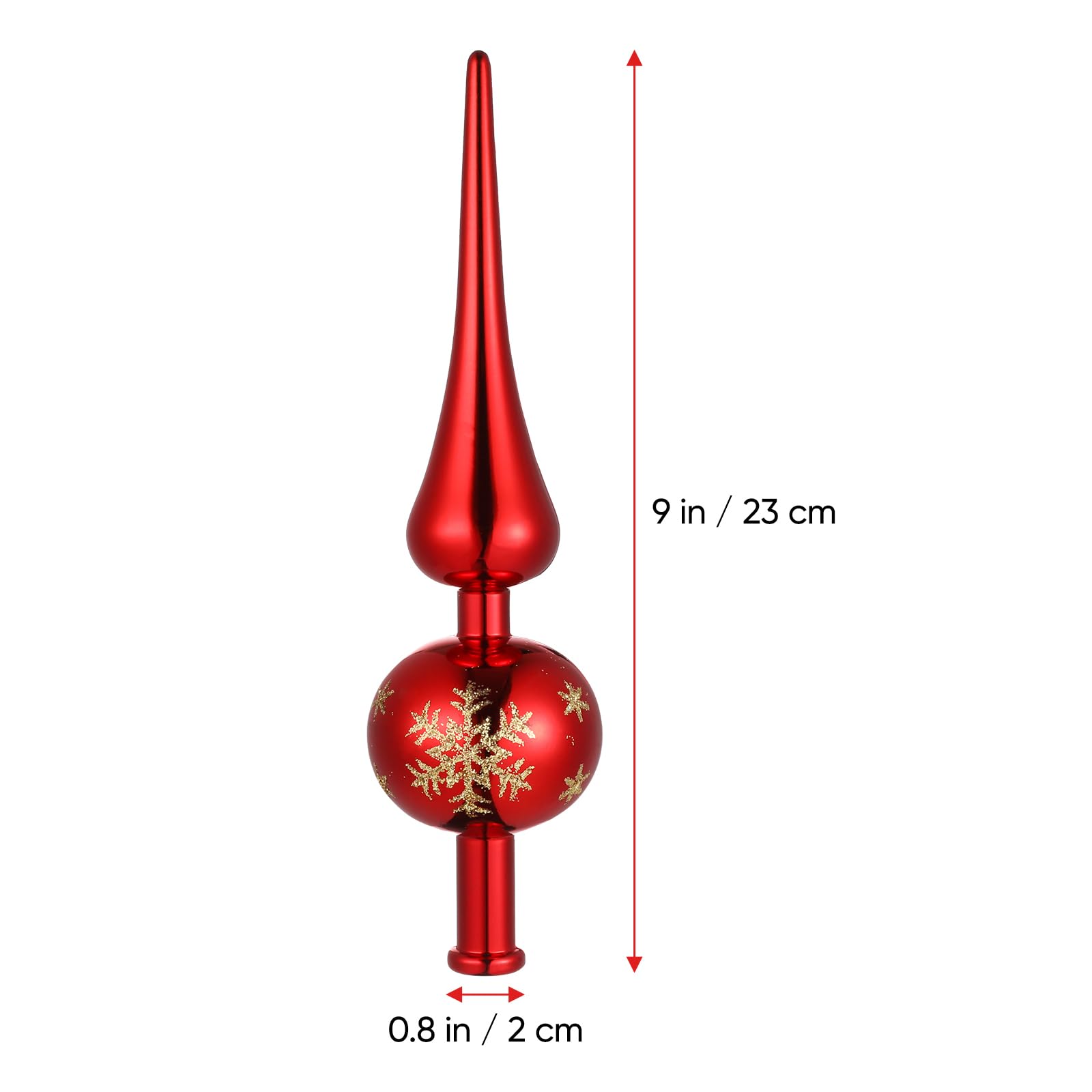 Produktbild von Weihnachtsbaumspitze Aus Kunststoff, Wiederverwendbar, Mit