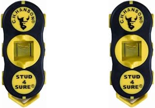 CH Hanson 03040 Magnetic Stud Finder 2-Pack - Battery-Free Accurate Wall Stud Detector for DIY