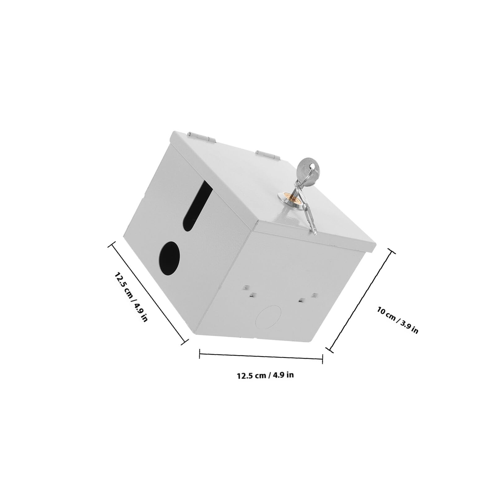 Cubierta Protectora para Enchufe Exterior de Hierro Resistente Intemperie Cerradura, Caja Eléctrica para Aplicaciones al Aire Libre en Motorhome Color