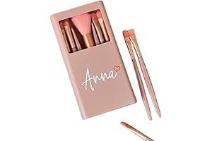 Personalized Makeup Brush Set Holder with Mirror