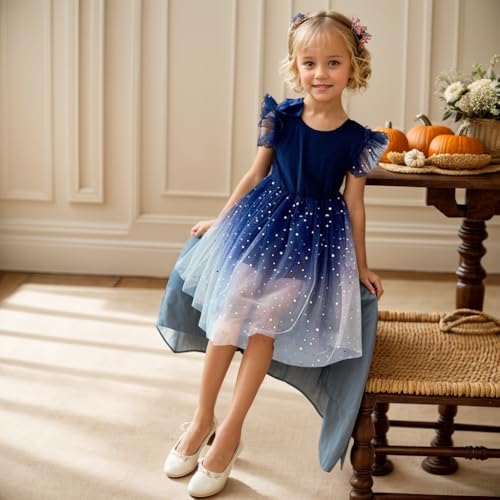 Image of Toddler Girls Tutu Dresses Cute Casual Short Sleeve Dress for Summer Daily Home School Party 2-8T