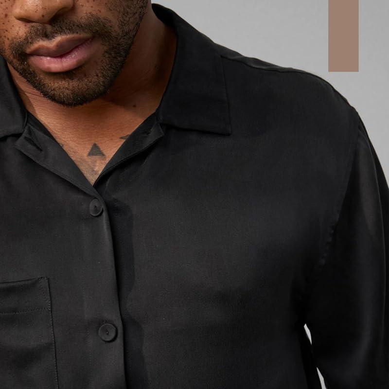 Lunya Men's Washable Silk Pajama Short Set - Versatile Silk Sleep Set - Multiple Color Options - Size S-XXL4