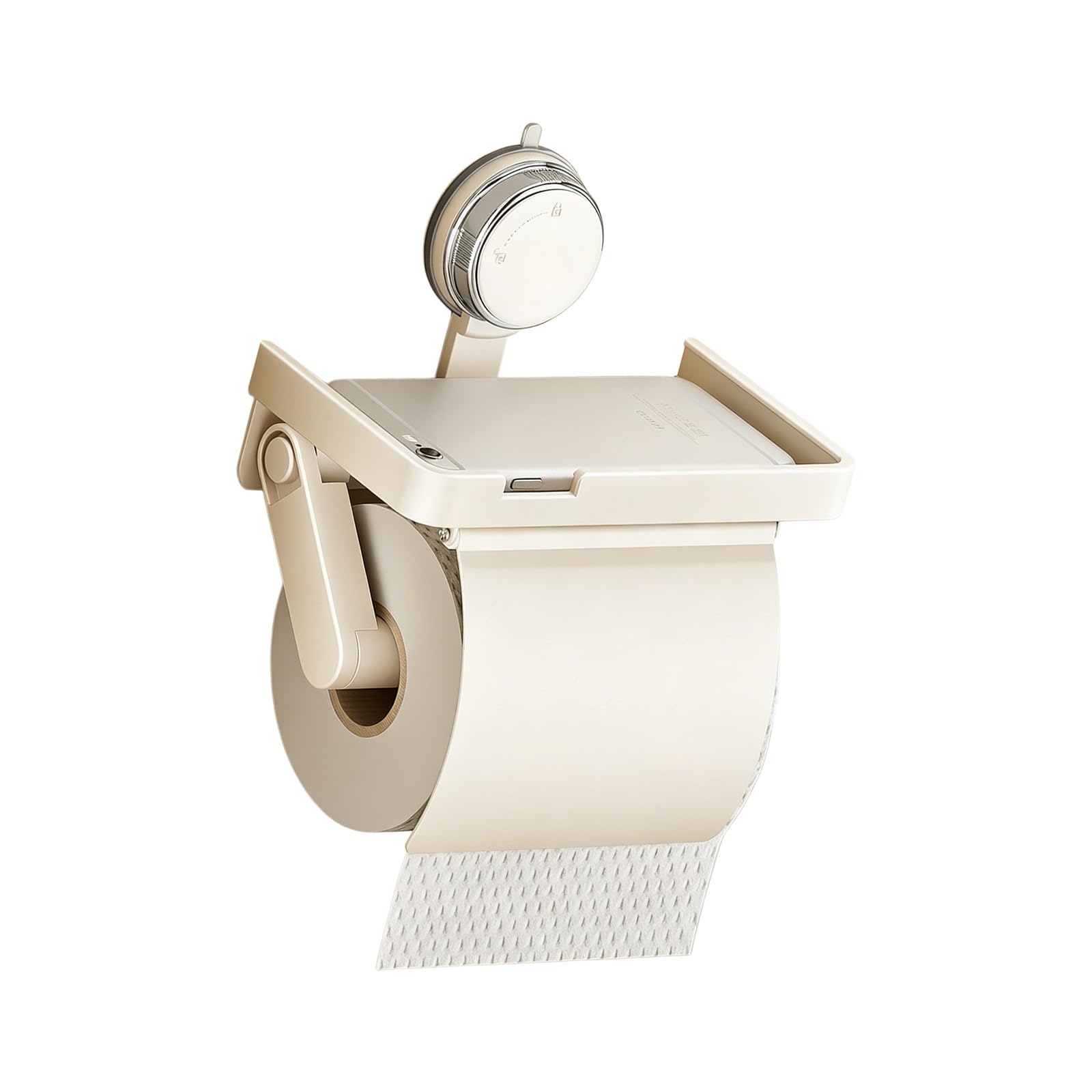 Wall Mounted Paper Towel Rack Holder with Suction Cups Toilet Roll Papers Storage Rack for Wet Environments Roll Towel