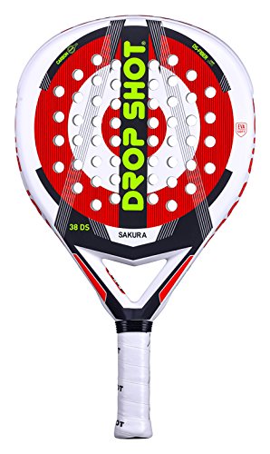 DROP SHOT Grumman 1.0 Pala Pádel, Unisex Adulto, Negro, 360-380 gr