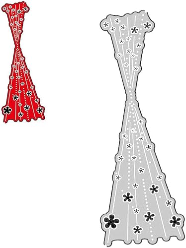 Miniatura 7 de Troqueles de corte de línea de burbujas de nube, plantillas de corte de metal de línea manchada, plantillas de corte de pata de gato para hacer