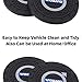 AOOOOP Car Interior Accessories Cup Holder Insert Coaster - Silicone Anti Slip Cup Mat for XC90 XC60 XC40 S90 S60 V90 V60 (Set of 2, 2.75