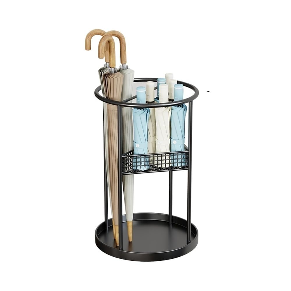 HYLYGFH Modern Umbrella Stand Stylish Black Umbrella Holder for Entryway Organization Durable and SpaceSaving Design Perfect for Home Decor