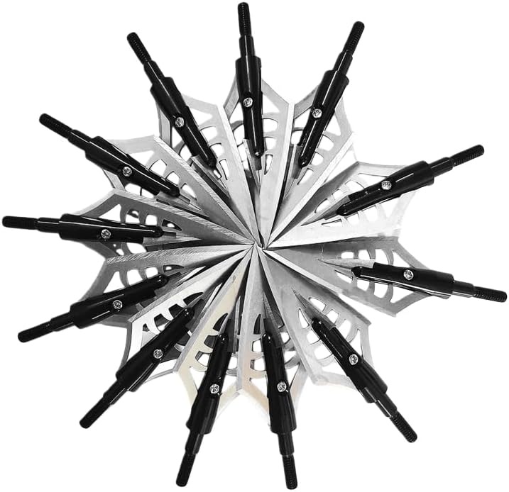 10pcs Archery Hunting Shooting Stainless Steel Arrowhead Broadhead Target Point Tips Bow Arrow Accessory