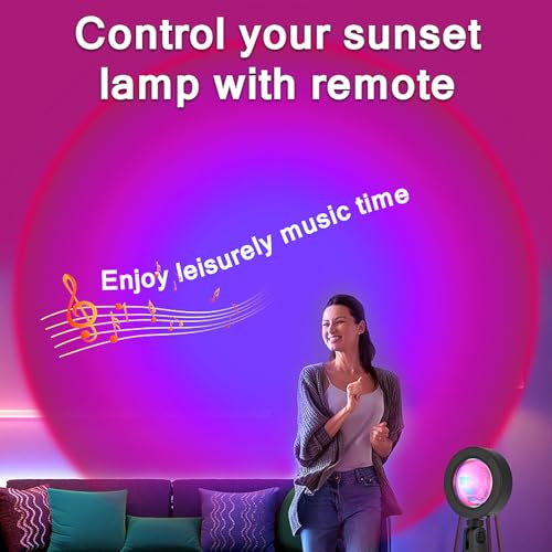 PMOPDSNNE 16-Color Sunset Projector with 180° Rotating Head — view 6