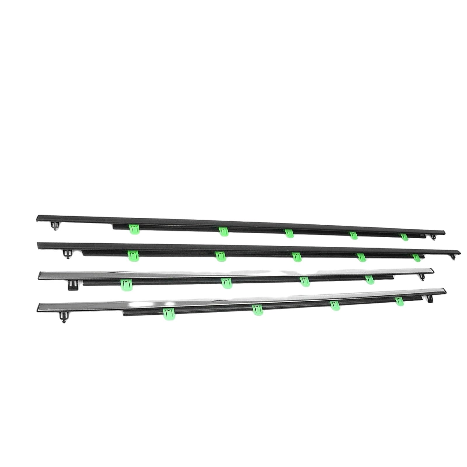 Car Window Weather Strip 4Pcs Car Window Weatherstrip Side Door Glass Sealing Strip Weather Moulding Trim for CRV(07-11)