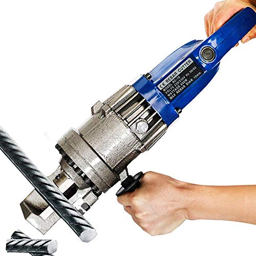 Image of VOLTZ Electric Hydraulic Rebar Cutter RC16 for Cutting Rebar Max Dia. 16mm Portable Hydraulic Rebar Cutter Tools Hand Held Electric Rebar Cutter Machine