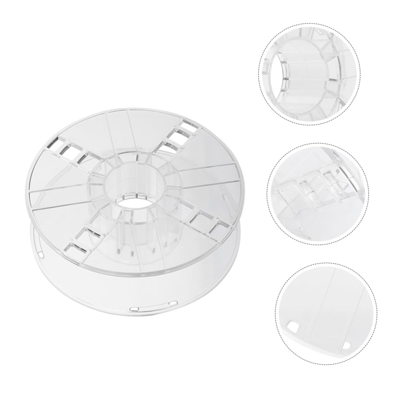 GLEAVI 2stücke Kabelaufroller Aus Transparente Wickelrolle Für Verlängerungskabel Und Lichterketten Robuste Und Praktische Kabelorganisation Für Unterwegs